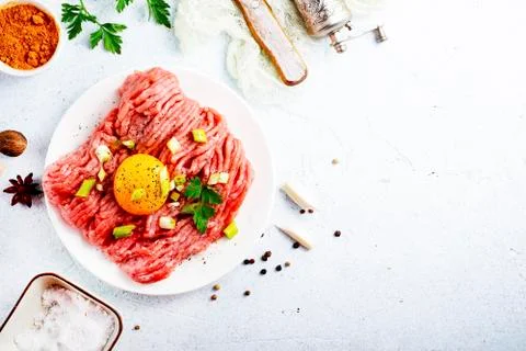 Minced meat Stock Photos