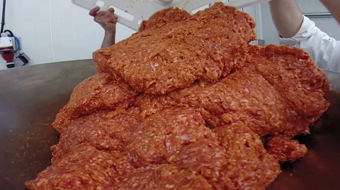 Minced Pork Meat and Spices Mixture Stock Footage 59369784