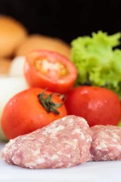 Minced pork Stock Photos