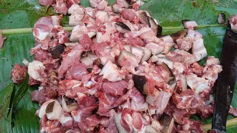 Minced pork Stock Photos