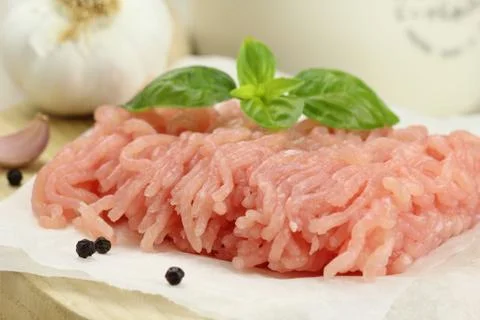 Minced turkey Stock Photos