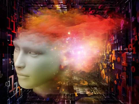 Mind Abstraction Ilustración de archivo