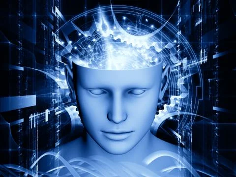 Mind Abstraction Illustrazione stock