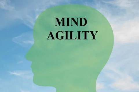 Mind Agility concept 库存插图
