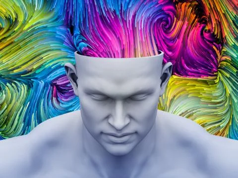 Mind and Imagination 스톡 일러스트