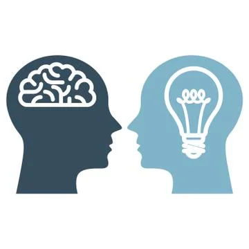 Mind, artificial intelligence and intellectual property Stock Illustration