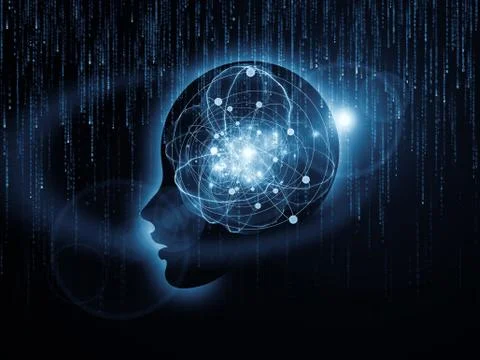 Mind Atoms Stock Illustration