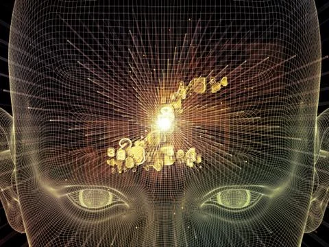 Mind Backdrop Stock Illustration