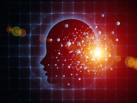 Mind Backdrop Stock Illustration