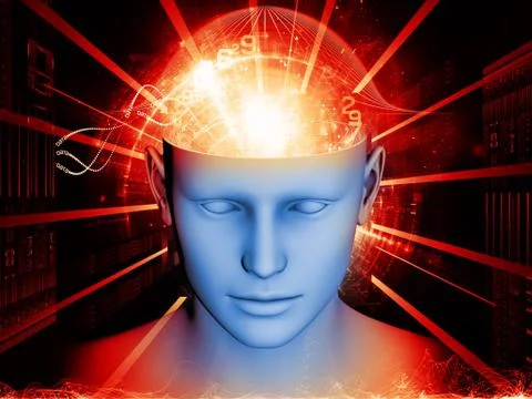 Mind Background Illustrazione stock