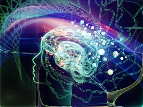 Mind Background 스톡 일러스트