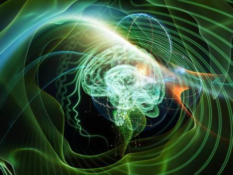 Mind Background Illustrazione stock