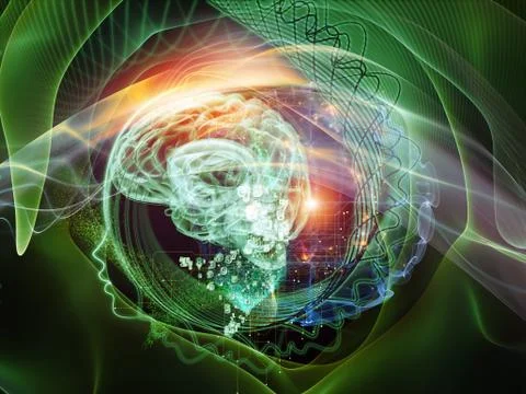 Mind Background Illustrazione stock