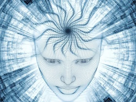 Mind-Bending Mind 스톡 일러스트