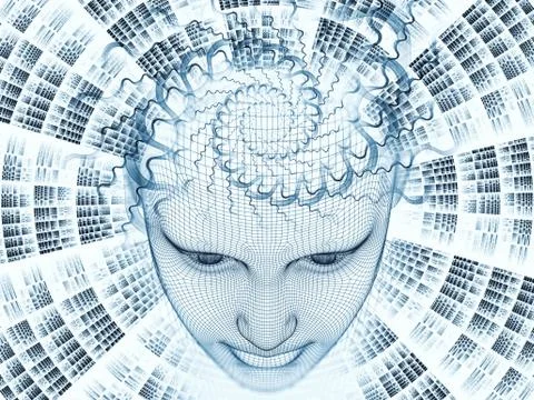 Mind-Bending Mind 스톡 일러스트