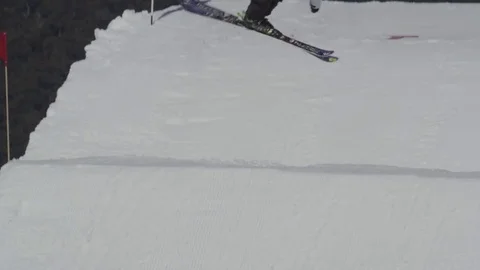 Mind-blowing ski jump. Stock Footage 81882429
