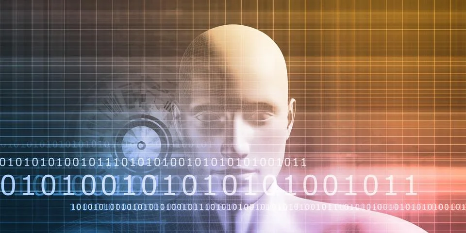 Mind Brain Code Stock Photos