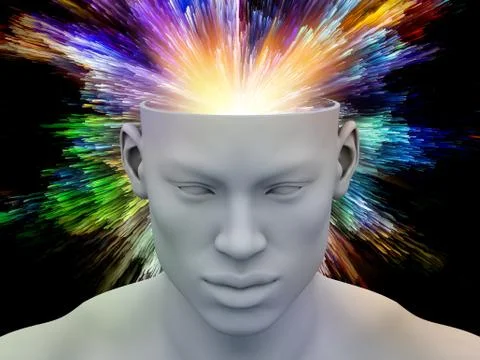 Mind Burst Stock Illustration
