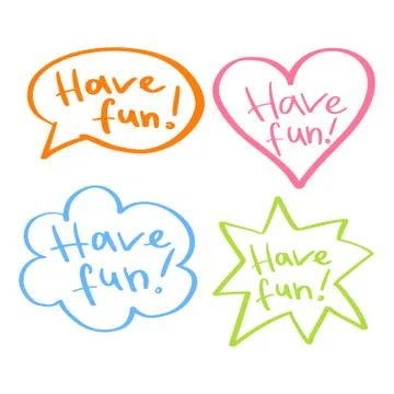 Mind cloud quote set Stock Illustration