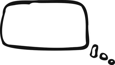 Mind clouds templates set. Different shapes, hand drawn. convey emotions, i.. 스톡 일러스트