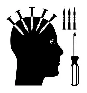 Mind Control Stock Illustration