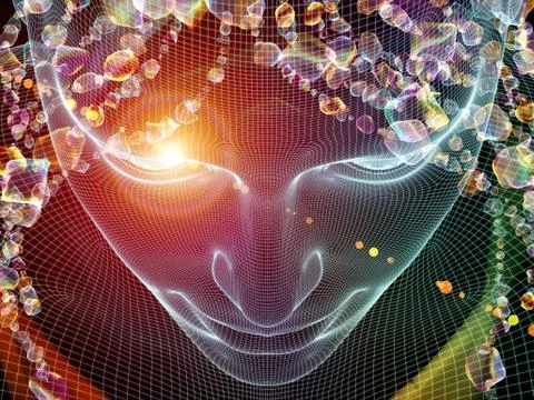 Mind Crystal Stock Illustration