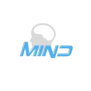 MIND design logo Stock Illustration