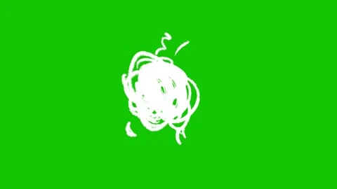 Mind Dizzy Animation Green Screen Effect Stock Footage 340301131
