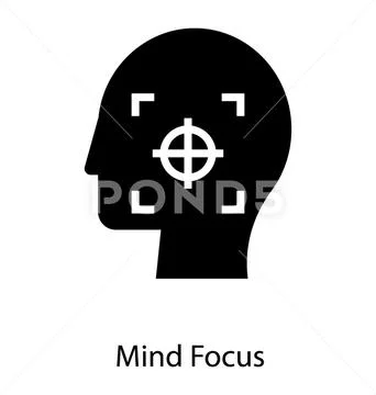 Mind Focus Vector Stock Illustration