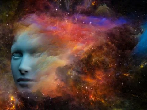 Mind Fog 库存插图