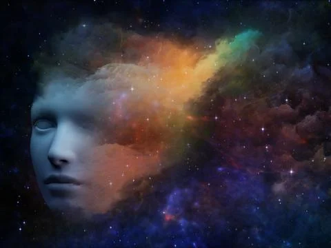 Mind Fog 库存插图