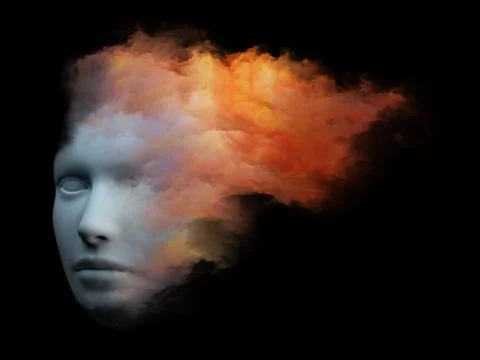 Mind Fog 库存插图