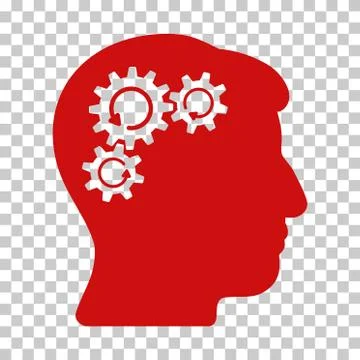 Mind Gear Rotation Vector Icon イラスト素材