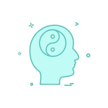 Mind icon design vector Stock Illustration