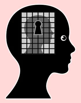 Mind Made Prison Stock Illustration