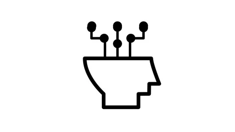 Mind Map Cognitive Icon Stock Footage 340305907