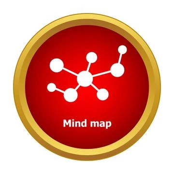 Mind map illustrating connection, thinking, and strategy concept Stockillustratie