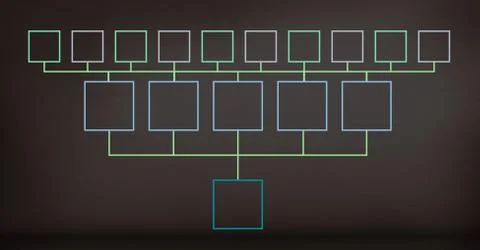 Mind map over dark background Ilustração Stock Gratuita