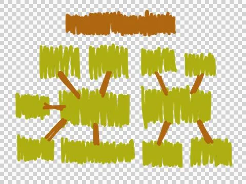 Mind mapping, map, connecting,creating , information, graph. Stock Illustration