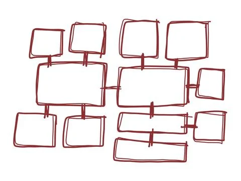 Mind mapping, map, connecting,creating , information, graph. Stock Illustration