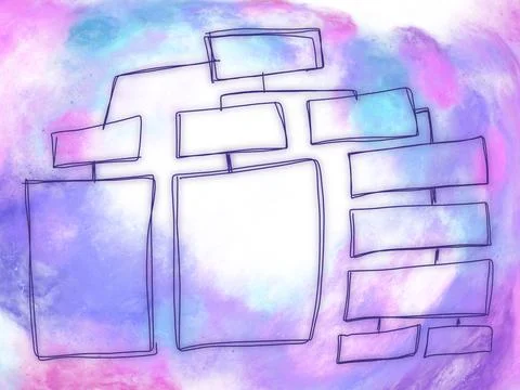 Mind mapping, map, connecting,creating , information, graph. 스톡 일러스트