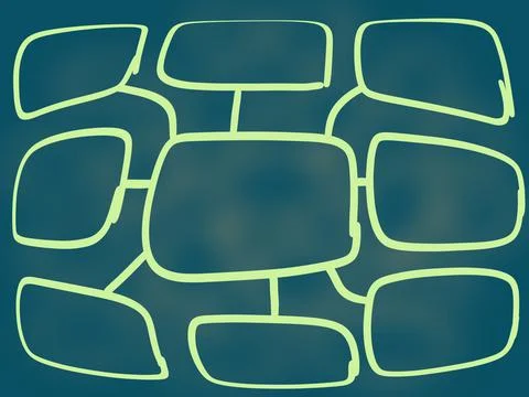 Mind mapping, map, think, data, information, infographic, presentation. Stockillustratie