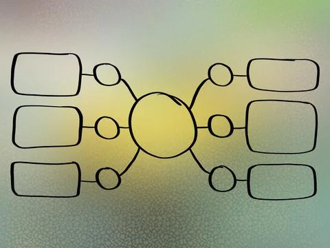 Mind mapping mindset maps thanking. Stock Photos