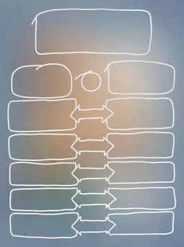 Mind mapping mindset maps thanking. Stock Photos