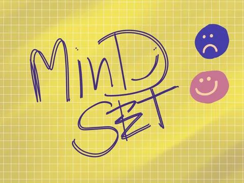 Mind mapping mindset maps thanking. Stock Photos