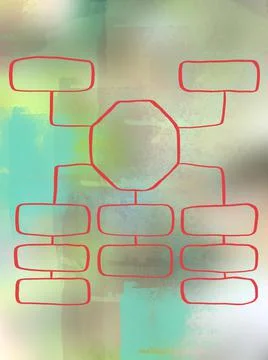 Mind mapping mindset maps thanking. Stock-Fotos