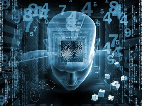 Mind Maze Stock Illustration