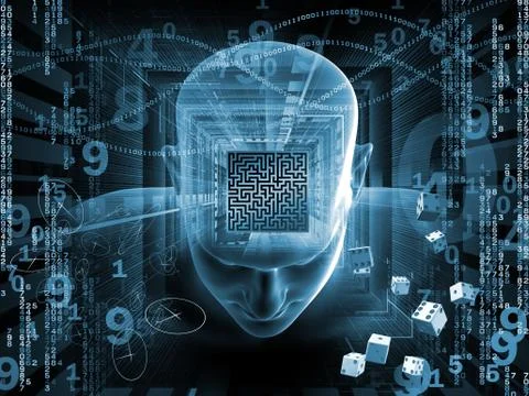 Mind Maze Stock Illustration