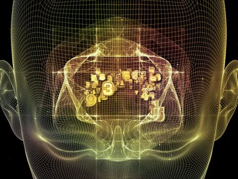 Mind Metaphor 库存插图