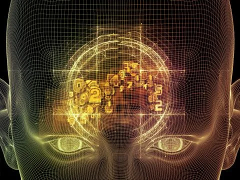 Mind Metaphor 库存插图